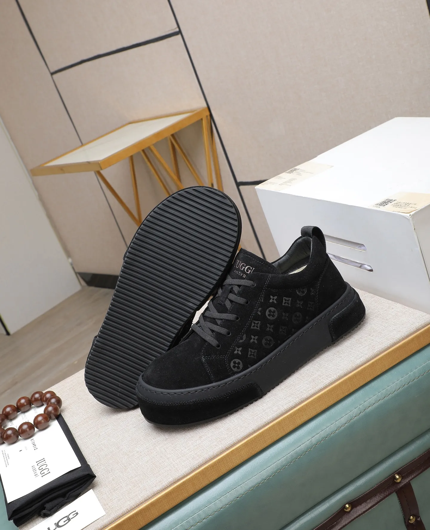 Men's shoes 💰620 IUGGI new retro presbyopia men's shoes, casual and versatile, full of high-end sense, fashionable, luxury and personalized style, joint model, retro presbyopia factor, full of handsome style, first layer suede cowhide, lining wool, rubber outsole, light and non-slip size: 39-44